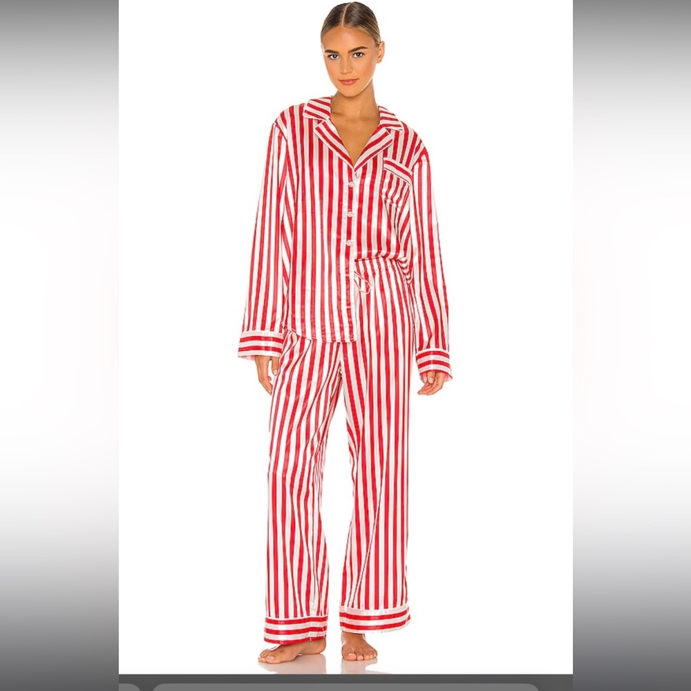 Show Me Your Mimi Classic PJ set in peppermint stripe NWT size small